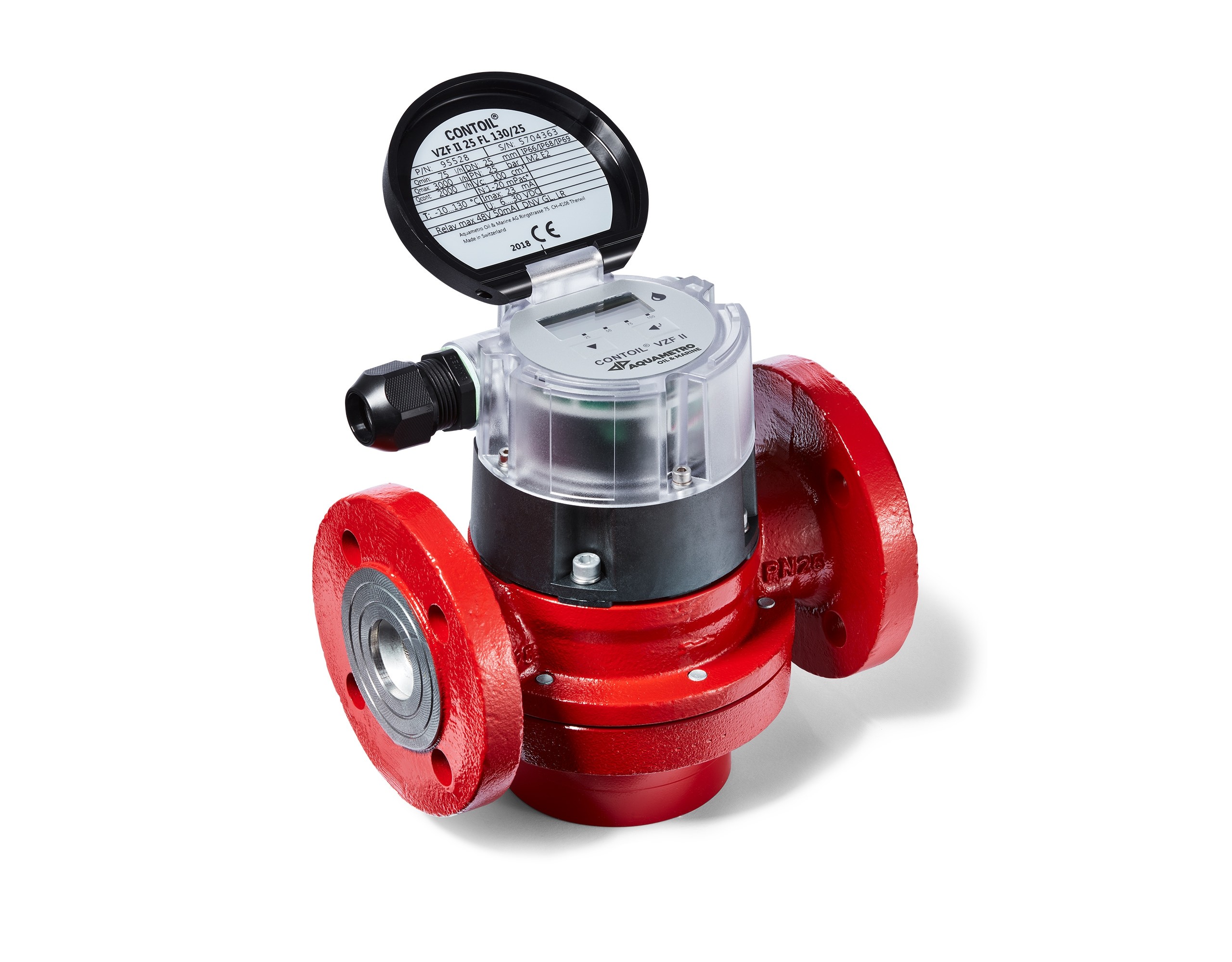 فلومتر مدل VZF II 50 FL 180/25 برند Aquametro