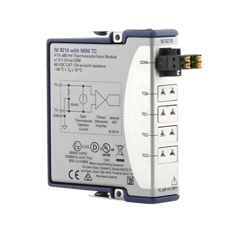 ترانسمیتر دما و رطوبت مدل NI-9210  برند National instrument