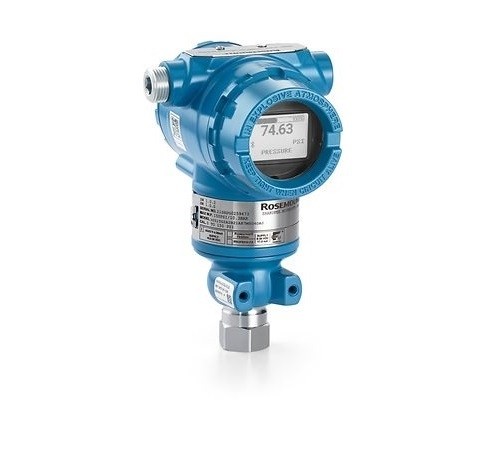 ترانسمیتر فشار مدل 3051TG1A2B21BB4I1M5Q4Q8 برند Rosemount