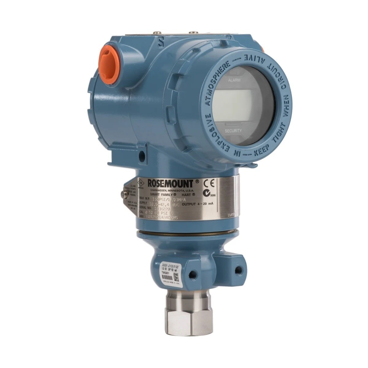 ترانسمیتر فشار مدل 3051TG3 برند Rosemount